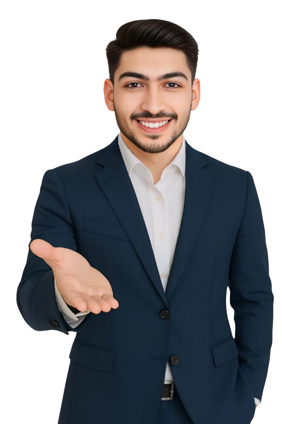 Saad Ahmad working on digital marketing projects
